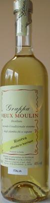 GRAPPA VIEUX MOULIN Italia Riserva 0,7 liter 40 pct