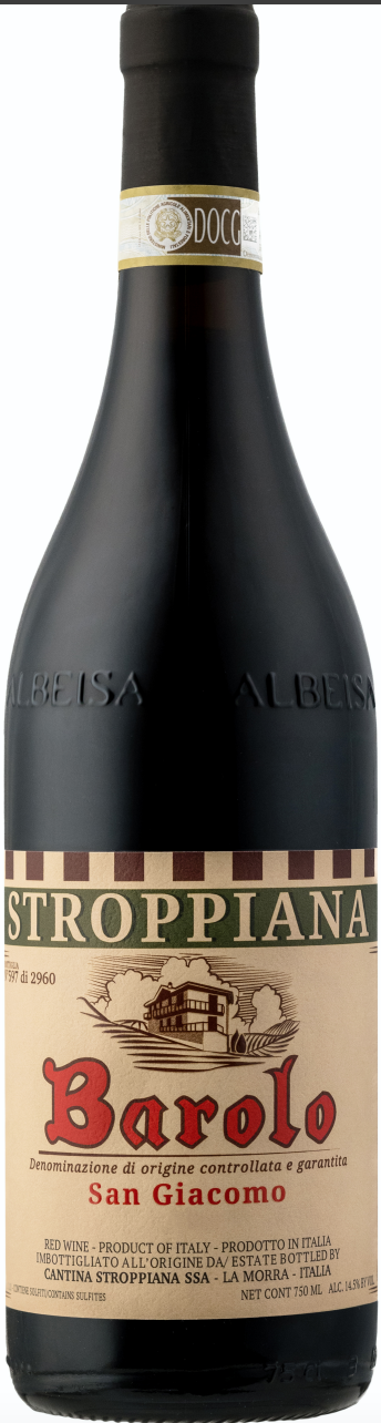 BAROLO San Giacomo Rødvin fra Piemonte, 0,75 liter 14 pct