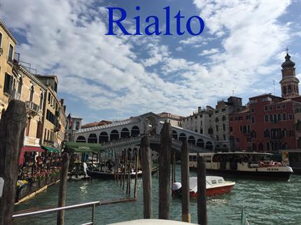 Venice, Rialto, Canal Grande north, railway station Santa Lucia, Cannaregio.